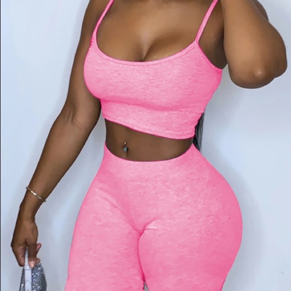 Pink two piece set